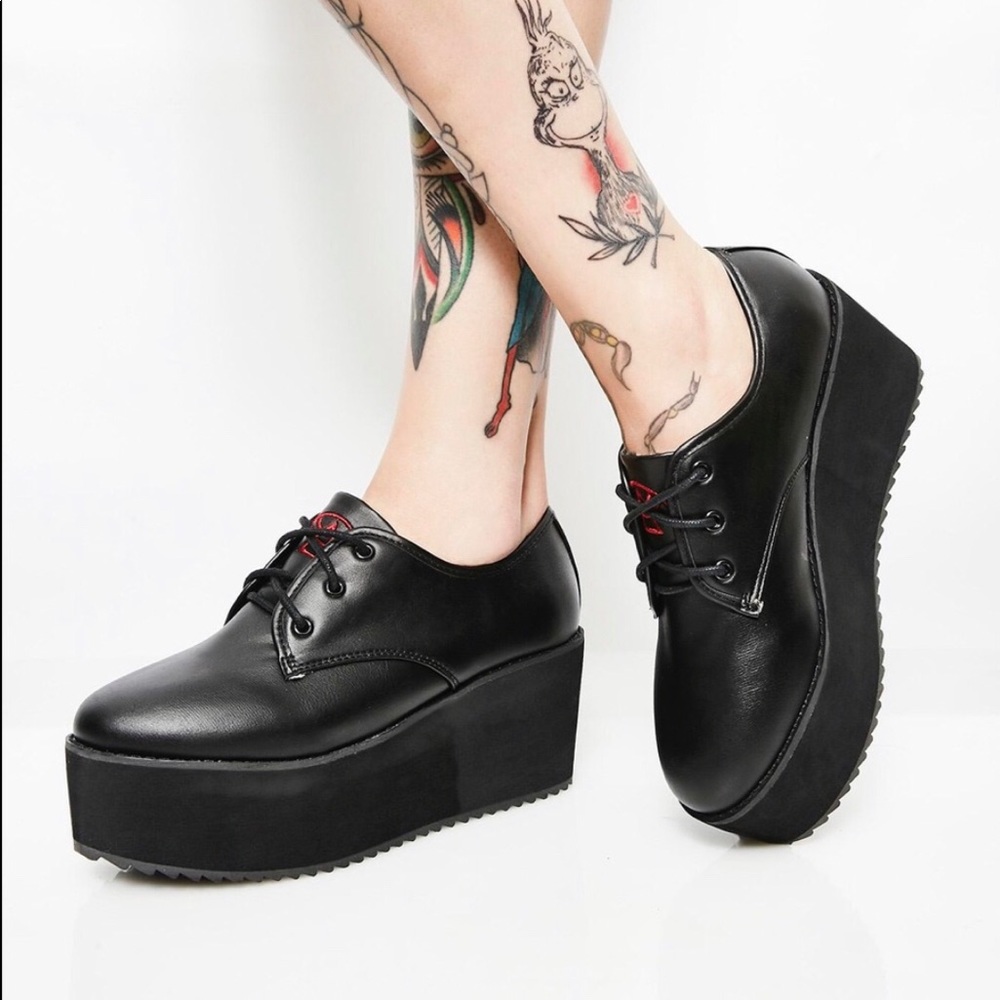 Onyx Stomp Lo Platform Oxfords